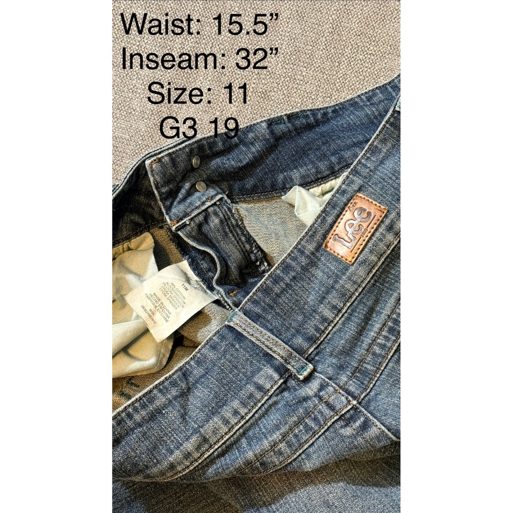 Lee Women Size 11 Bootcut Jeans Medium Wash Flare Leg Denim Pants - Picture 2 of 3